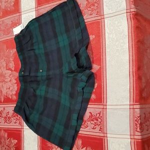 XS, GAP, Adult Flannel PJ Shorts